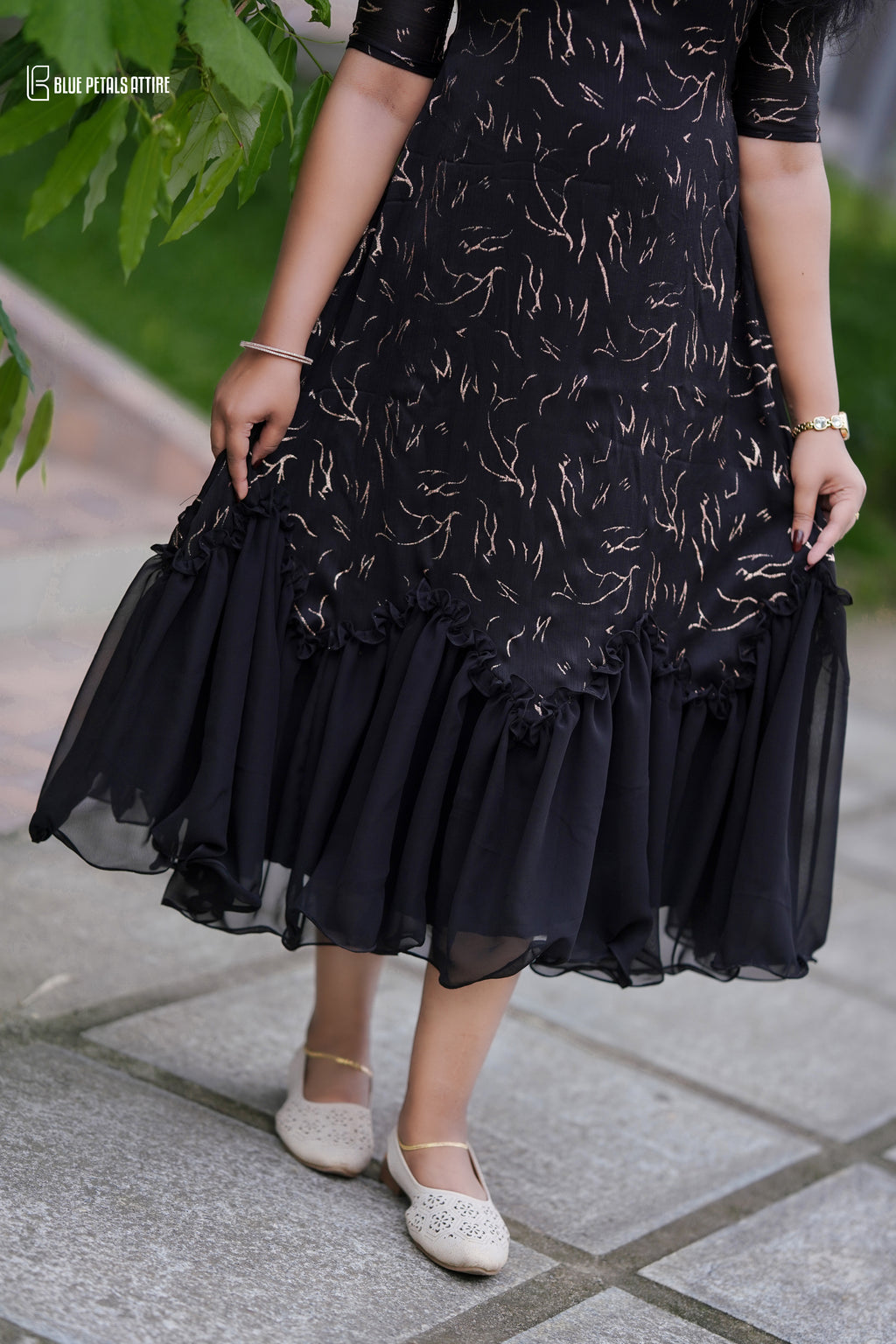 Midnight Flared Dress