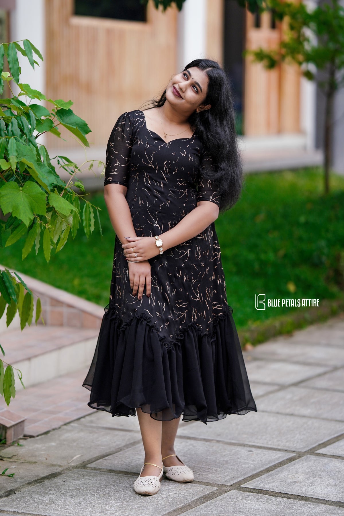 Midnight Flared Dress