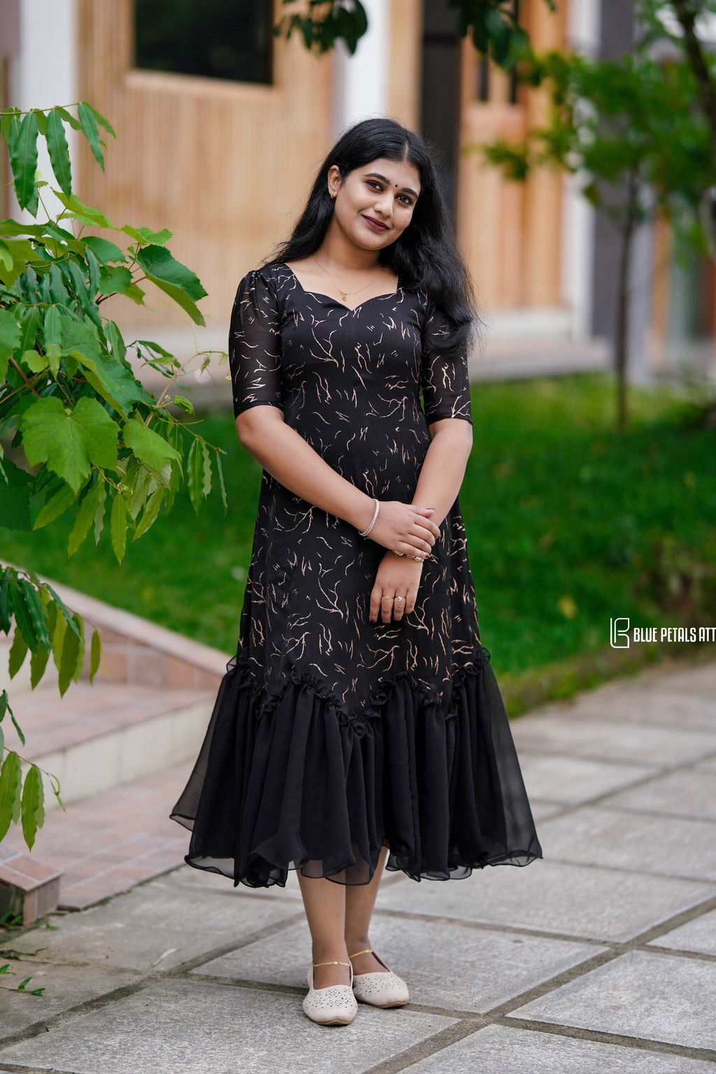 Midnight Flared Dress