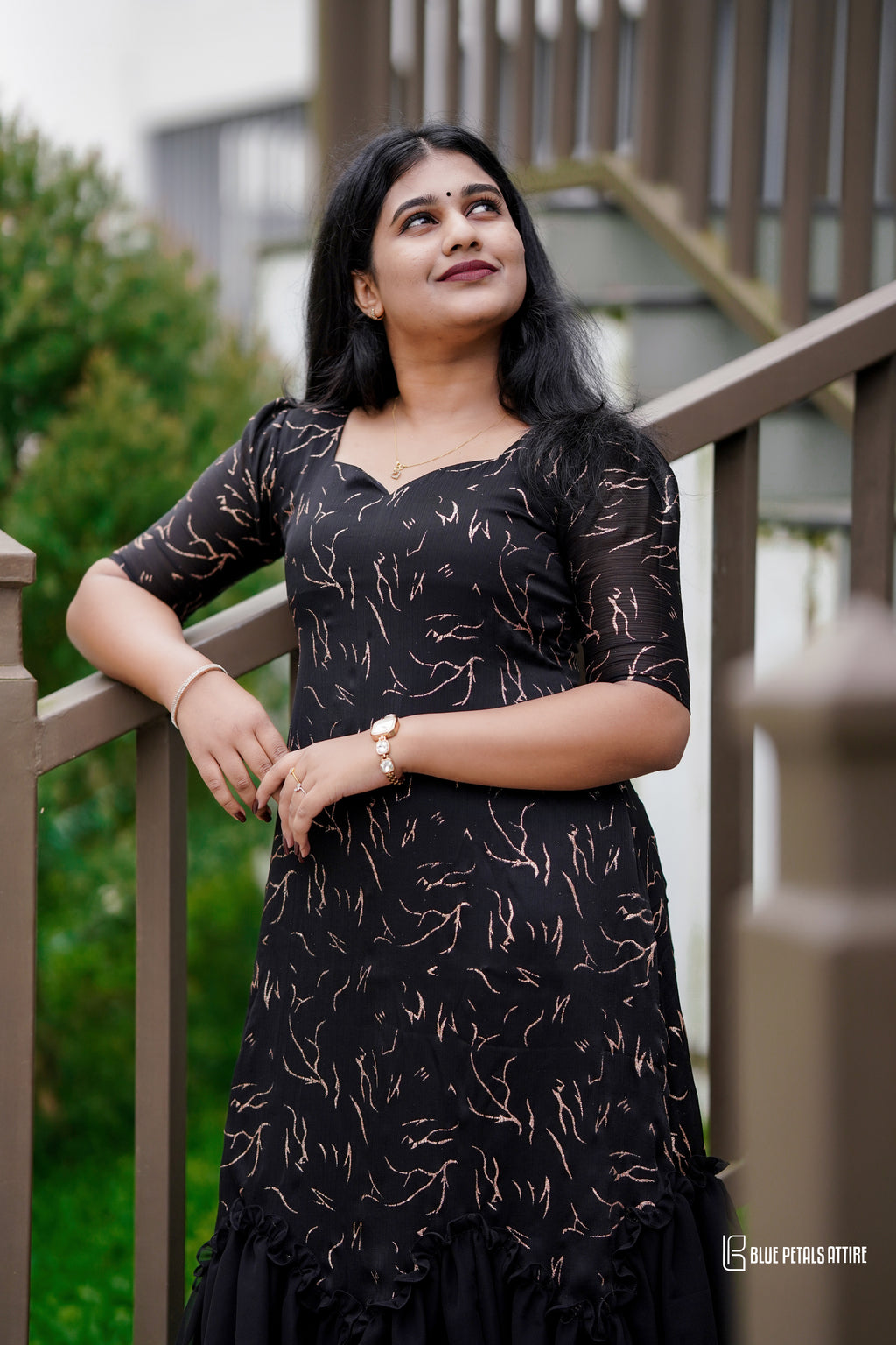 Midnight Flared Dress