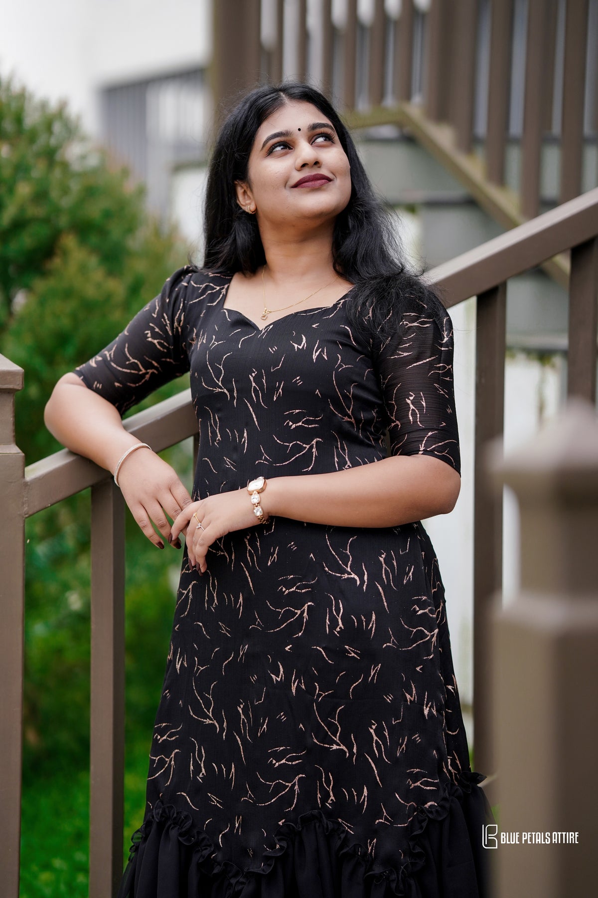 Midnight Flared Dress