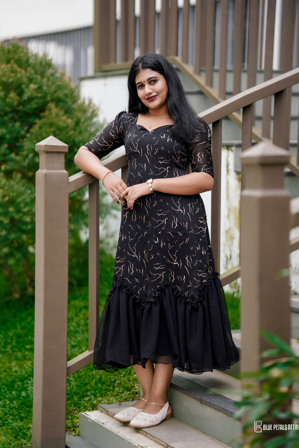 Midnight Flared Dress