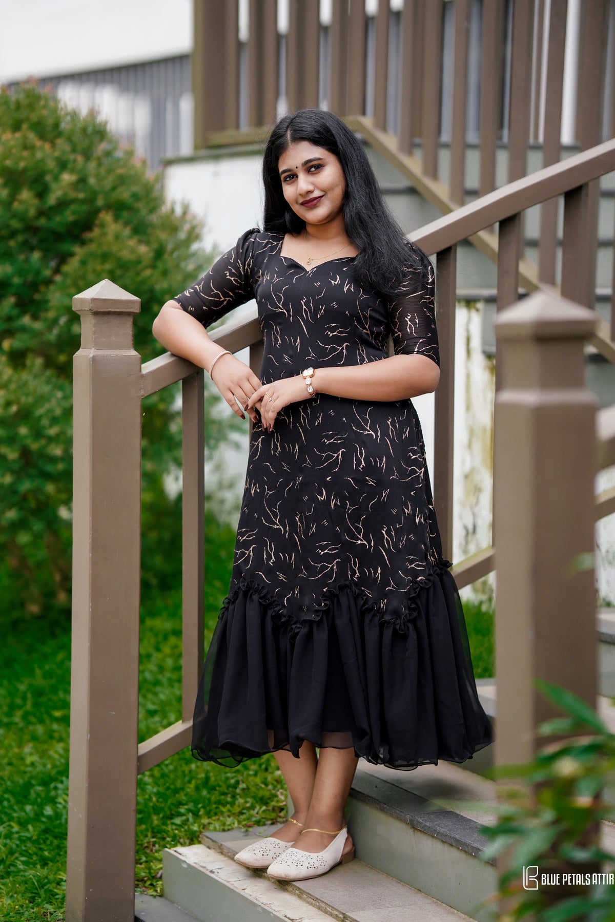 Midnight Flared Dress