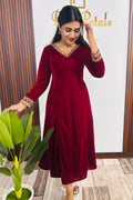 Burgundy charm