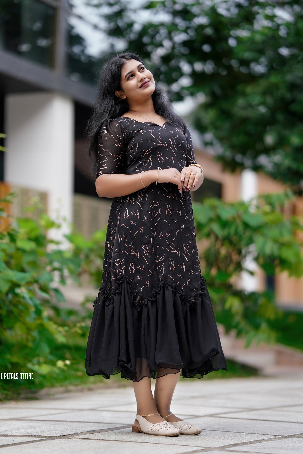 Midnight Flared Dress