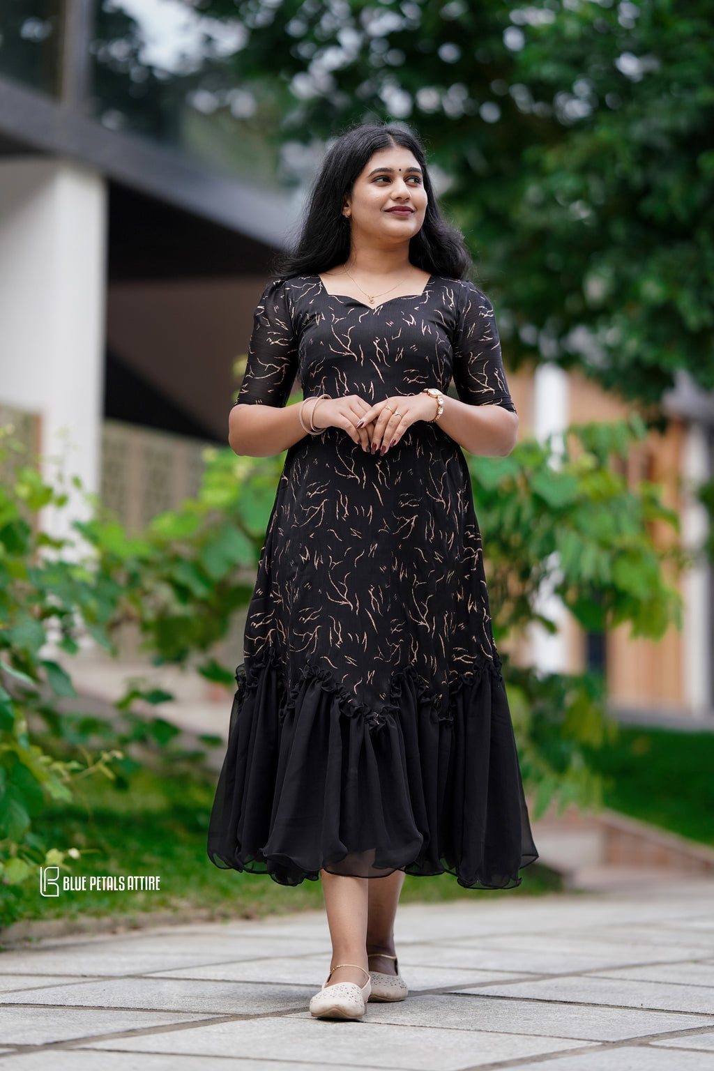 Midnight Flared Dress